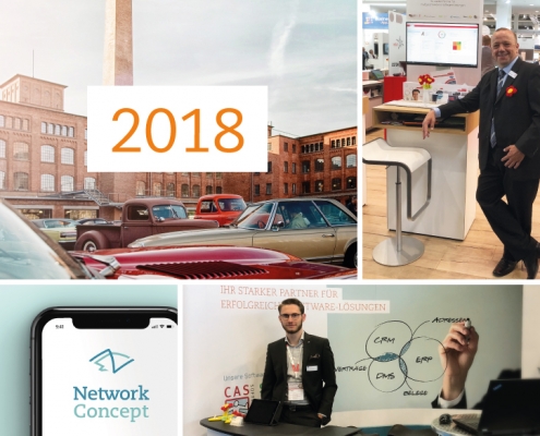 Bild-Collage mit verschiedenen Bildern aus 2018